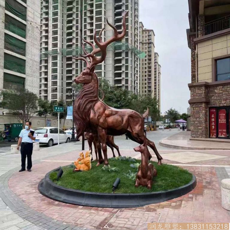 玻璃钢麋鹿雕塑 动物鹿雕塑5 玻璃钢麋鹿雕塑 动物鹿雕塑5