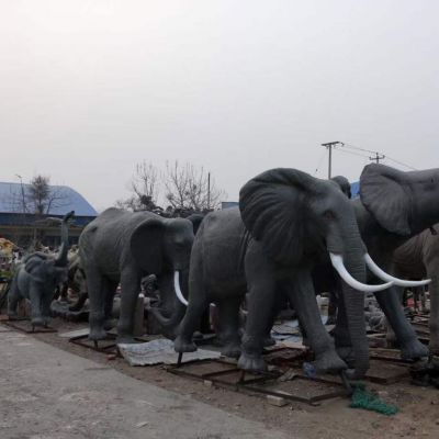 玻璃钢大象雕塑 动物大象雕塑3